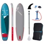 STARBOARD INFLATABLE SUP 11'2"x31"x5.5" iGO ZEN SC WITH PADDLE 2021 доска + плавники + насос + рюкзак + весло (8859434884104)