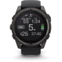 Смарт-часы Garmin Fenix 8 Solar 51mm Sapphire Carbon Grey DLC Titanium with Black/Pebble Grey Silicone Band (010-02907-11): Стандарт защиты 10 ATM