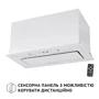 Вытяжка Perfelli NUOVA 6PWRX BIANCO: Материал корпуса Закаленное стекло, окрашенный металл
