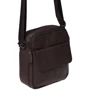 Мужская сумка через плечо Borsa Leather темно-коричневая (K11031-dark brown): Пол Мужской