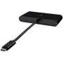 Адаптер Belkin Adapter USB-C to HDMI+VGA+USB+RJ45 Black (AVC005BTBK): Цвет черный