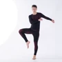 Термолонгслив Hi-Tec Higlo Top (HIGLO TOP-BLACK/DARK RED) 50-54 (XL-XXL) чорний: Склад Еластан, поліестер, нейлон
