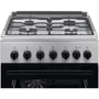 Плита комбінована Electrolux LKK520022X: Тип варильної поверхні газова