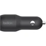 Зарядное устройство Belkin Car Charger 2хUSB 24W Black with Cable USB to USB-C (CCE001BT1MBK): Кабель в комплекте USB-C