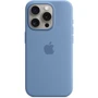 Чохол для iPhone Apple iPhone 15 Pro Silicone Case with MagSafe - Winter Blue (MT1L3ZM/A)
