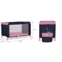 Кровать-манеж Babytiger Viki Pink Navy (BLVIKI00PNK0000) фото 11