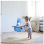 Тканевая детская качель подвесная Infancy™ Ушастик голубая: Материал сиденья текстиль