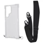 Чехол для телефонов WAVE Clear Case with Strap Black for Samsung S918 Galaxy S23 Ultra