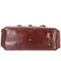 Жіноча сумка саквояж Laskara коричнева (LK-DM233-choco-cognac): Фактура Тиснення, матова