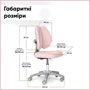 Детское кресло Mealux Sprint Duo Lite Pink (Y-412 Lite KP): Особенности Ортопедическое, Двойная спинка
