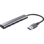 Адаптер Trust Adapter Halyx USB to 4xUSB Grey (24947_TRUST)