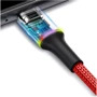 Кабель Baseus USB Cable to Lightning Halo Data 2.4A 25cm Red (CALGH-D09): Длина 0,25 м