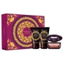 Парфюмированный набор Versace Crystal Noir (Туалетная вода 50 ml + Гель для душа 50 ml + Бальзам для тела 50 ml)