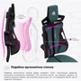 Геймерское кресло Cyberlux V8 Fabric Green (арт. GM- V8 FZ) фото 9