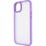 Чохол для iPhone Mobile Case TPU+PC Metal Buttons Lilac для iPhone 15 Plus: Колір фиолетовый