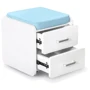 Комплект S ErgoKids TH-330 Light Blue парта + тумба (TH-330 Z + BD C3_BLUE): Глубина столешницы, см 60