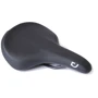 Седло Green Cycle Comfort Foam 190, стальные рейлы, черное (SAD-06-03)