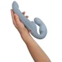 Безремневой страпон с вибрацией Fun Factory SHARE VIBE PRO cool grey