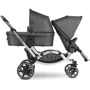 Универсальная коляска для двойни 2 в 1 ABC Design Zoom Diamond Edition Asphalt фото 9
