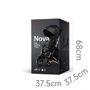 Велосипед складной трехколесный детский QPLAY Nova Pro с надувными колесами Gold Matt - Black: Тормоза Ножной
