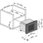 Встраиваемая микроволновая печь Amica AMMB25E3SGB X-TYPE: Вес 17.6 кг