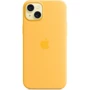 Чохол для iPhone Apple iPhone 15 Plus Silicone Case with MagSafe - Sunshine (MWNF3ZM/A): Матеріали Силикон