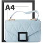 Женская сумка-сэтчел Valiria Fashion голубая (5DETAA8688-5): Фактура Матовая, Стеганая