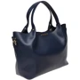 Кожаная сумка тоут Ricco Grande синяя (1L943-blue): Материал Натуральная кожа