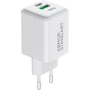 Зарядний пристрій ArmorStandart Wall Charger USB+USB-C GaN 30W White (ARM77549)