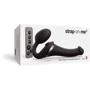 Безремневой вибрострапон с вакуумной стимуляцией Strap-On-Me MULTI ORGASM Black S