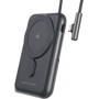 Внешний аккумулятор Choetech Power Bank 10000mAh Magnetic Wireless with USB-C Cable 20W Black (B735-CCBK)