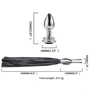 Флогер с анальной пробкой sLash BDSM-NEW PU Leather Whip with Anal Plug