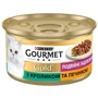 Влажный корм GOURMET Gold "Двойное удовольствие" для взрослых кошек кусочки в подливке с кроликом и печенью 24х85 г (7613031381081): Тип Влажный корм