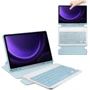 Аксессуар для планшетных ПК BeCover Case Rotatable Smart Keyboard Light Blue for Samsung X710 Galaxy Tab S9 / X510/X516B Galaxy Tab S9 FE (710429): Цвет голубой