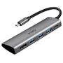 Адаптер WIWU Adapter Alpha 531H USB-C to HDMI+3xUSB3.0+USB-C Grey