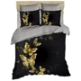 Комплект постельного белья LightHouse Ranforce+3D Golden Butterfly евро черный (488OZ_2,0)
