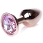 Анальная пробка с кристаллом BOSS of TOYS Boss Series - Jewellery Red Gold PLUG Rose S, BS6400108