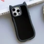 Чохол для iPhone TPU Case Getman Cat with straps Black for iPhone 14 Pro фото 5