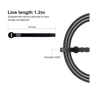 Кабель Vokamo Luxlink Cable USB-C to Lightning 1.2m Black (VKM20051): Длина 1.2 м