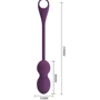 Вагинальные шарики с вибрацией LYBAILE Pretty Love Elvira Purple (BI-210212HP-2)
