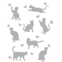 Плед LightHouse Meow 140x200 см светло-серый (547071): Материал хлопок