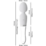 Универсальный вибромассажер Liaison Wand LED Vibrator