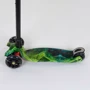 Самокат трехколесный MAXI "Best Scooter" пластмассовый, трубка руля алюминиевая Green/Black (74315): Тип колес литые