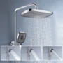 Душевая система Lefton Thermostatic Shower System with 5 Water Modes and Temperature Display Screen-SST2206 Chrome фото 8