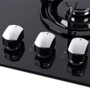 Варочная поверхность газовая Pyramida PFG 646 S Black: Количество конфорок 4