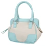 Женская сумка саквояж Laskara голубая (LK-10247-beige-blue): Стиль Повседневный (Casual)