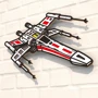 Дерев'яна картина-розмальовка Wortex Woods Винищувач X-wing 35х24 (3DP40005) фото 4