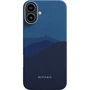 Чехол для iPhone Pitaka StarPeak Tactile Woven Case Over the horizon (KI1601OTH) for iPhone 16: Цвет синий