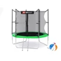 Батут Hop-Sport 8ft green зелений з внутрішньою сіткою 244 см: Виробник Hop-Sport