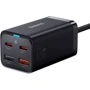 Зарядное устройство Baseus Wall Charger GaN3 Pro 2xUSB 2xType-C 65W Black with USB-C cable (CCGP040101): Кабель в комплекте USB-C